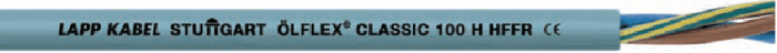 Lapp 0014180 0014180 - LAPP ÖLFLEX® CLASSIC 100 H Power and Control Cable- 2 AWG 5 Conductor - Gray Halogen-free Jacket 0014180 on Advantage Electric Supply
