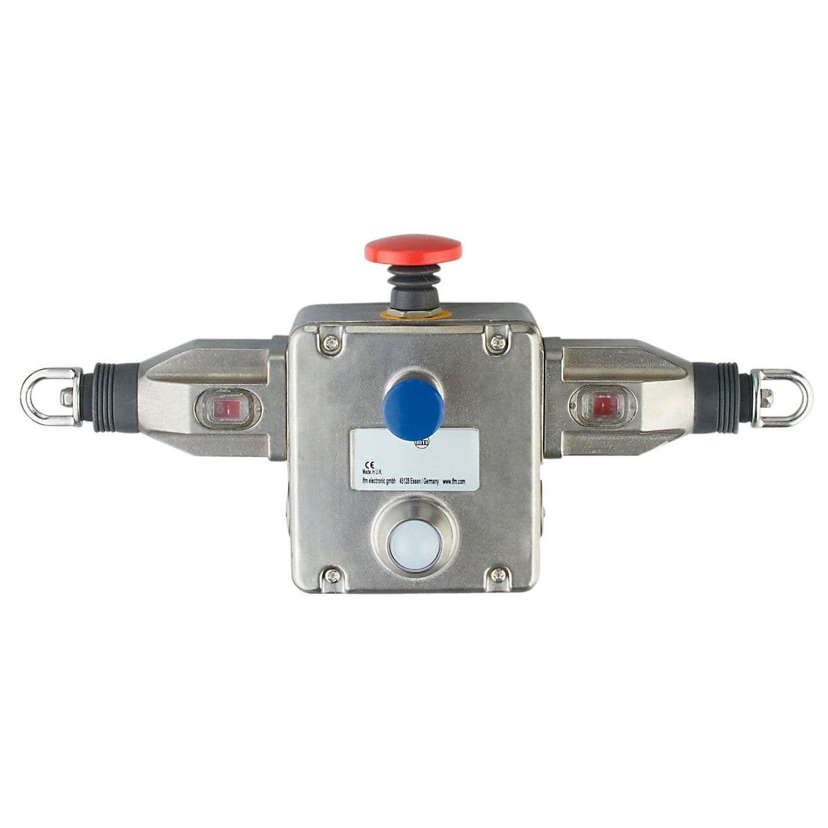 ifm Electronic ZB0070 Safety rope emergency stop switch, Reliable protection of extensive hazardous areas, Design: LED 110 V AC ZB0070 on Advantage Electric Supply