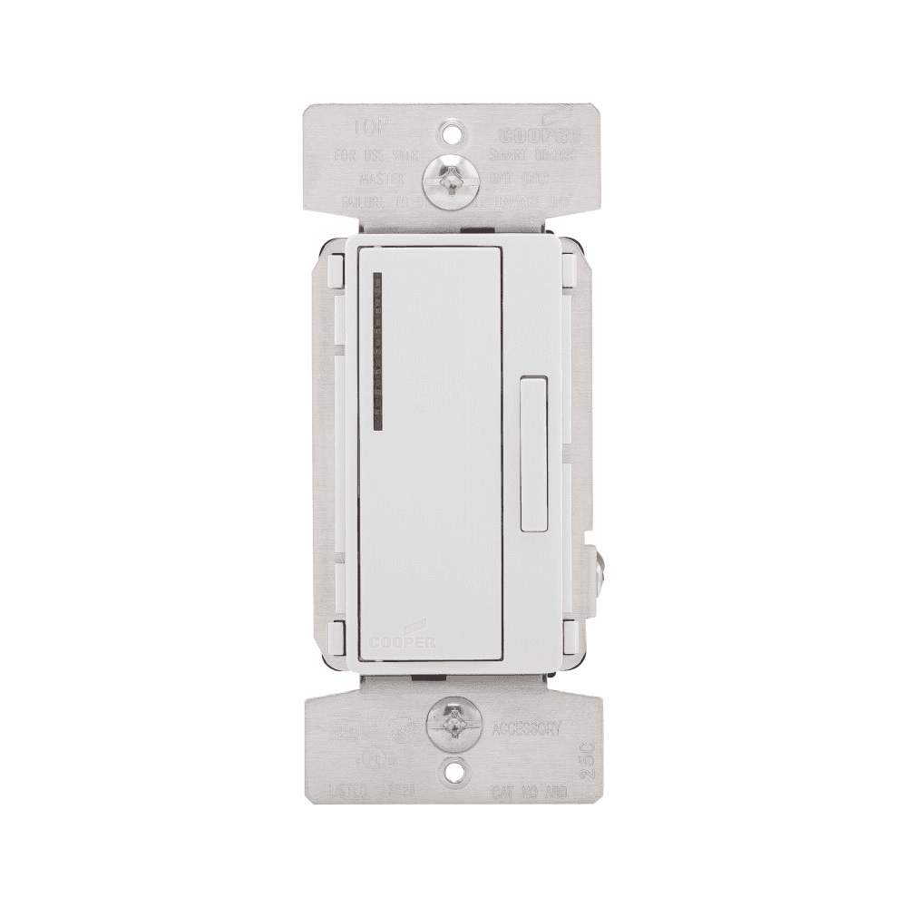 Eaton ARD-C2 ARD-C2 Eaton - Eaton Smart dimmer, 7-step LED light level display, Flush, 120V, Wire lead, Push pad, Maintained, Light almond, White, Ivory, Fan, LED, INC, CFL, ELV, MLV, FLR, Halogen, Single-pole, Single-phase, Multi-location, Polycarbonate ARD-C2 on Advantage Electric Supply