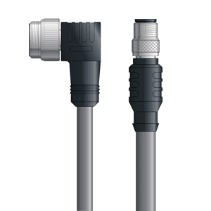 Lapp DN4110059S05 DN4110059S05 - LAPP UNITRONIC® DeviceNet Cordsets 15 & 18 AWG / 1 + 1 pair Bus - Gray PVC - 7/8 in Male 90 deg / M12 Male connectors - 5m DN4110059S05 on Advantage Electric Supply