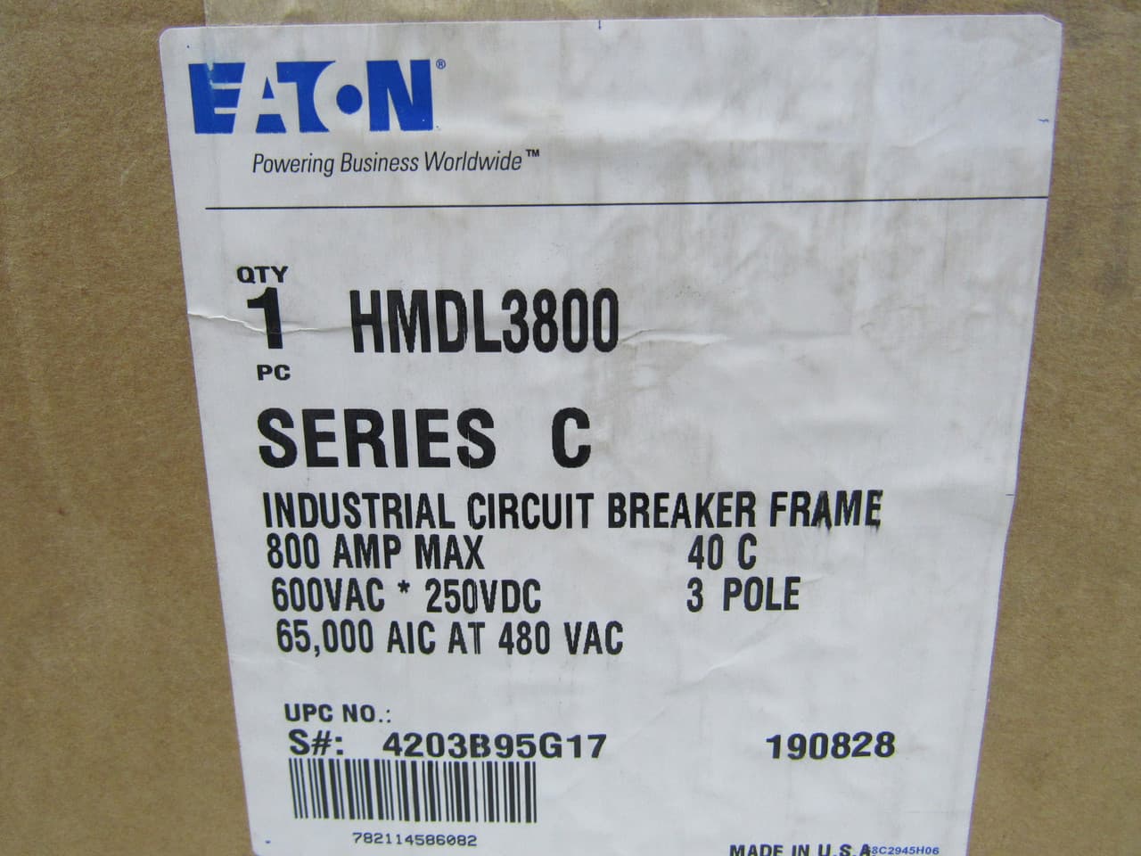 HMDL3800 on Advantage Electric Supply