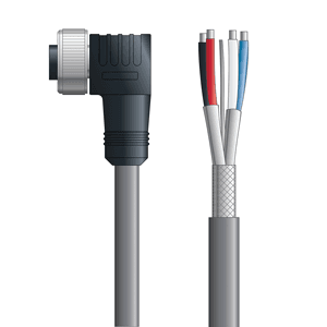 Lapp DN4110005F05 DN4110005F05 - LAPP UNITRONIC® DeviceNet Cordsets 14 & 18 AWG / 1 + 1 pair Bus - Gray PVC - 7/8 in Male Panel Mount / Wire Leads connectors - 5m DN4110005F05 on Advantage Electric Supply