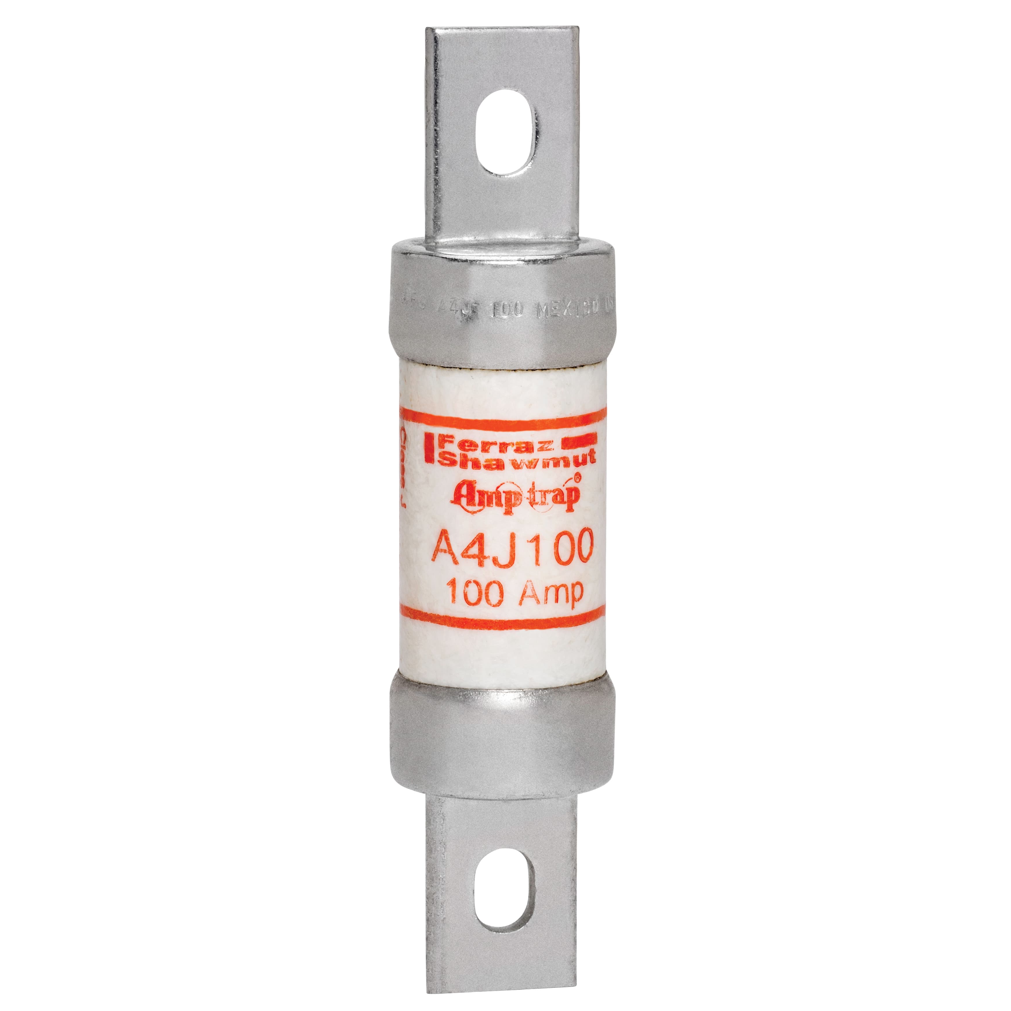 Mersen A4J100 A4J100 Mersen - Fuse A4J - Class J - Fast-Acting 600VAC 300VDC 100A Blade Amp-Trap® A4J100 on Advantage Electric Supply