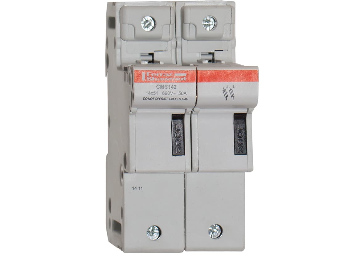 Mersen R331031 R331031 Mersen - Fuse Holder Modulostar® Size 14x51 IEC 690VAC 690VDC 2-Pole IP20 R331031 on Advantage Electric Supply