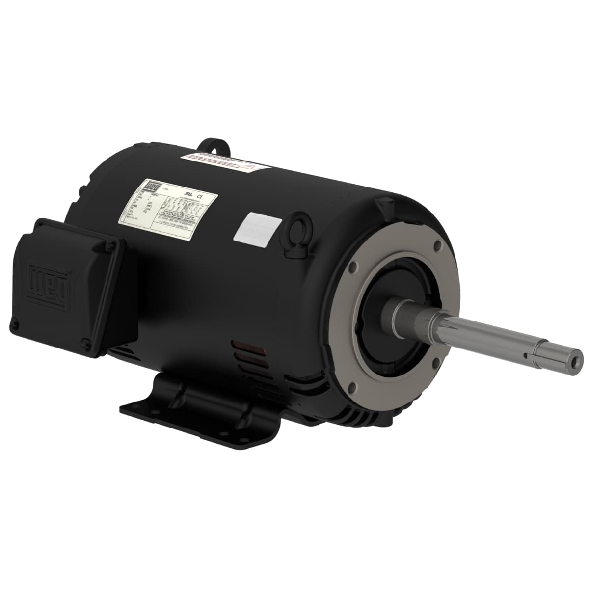 WEG 00518OT3E184JP-SG Rolled Steel JP Pump NEMA Premium Efficiency 5 HP 4P 182/4JP 3Ph 230/460//190-220/380-415 V 60 Hz IC01 - ODP - Foot-mounted 00518OT3E184JP-SG on Advantage Electric Supply