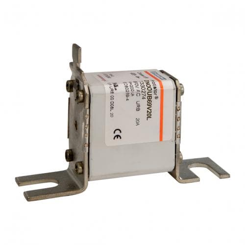 Mersen T330274 T330274 Mersen - Square Body High-Speed Fuse Protistor® Size NH 00 aR 690VAC IEC 20A With Striker DIN 80 Blades T330274 on Advantage Electric Supply