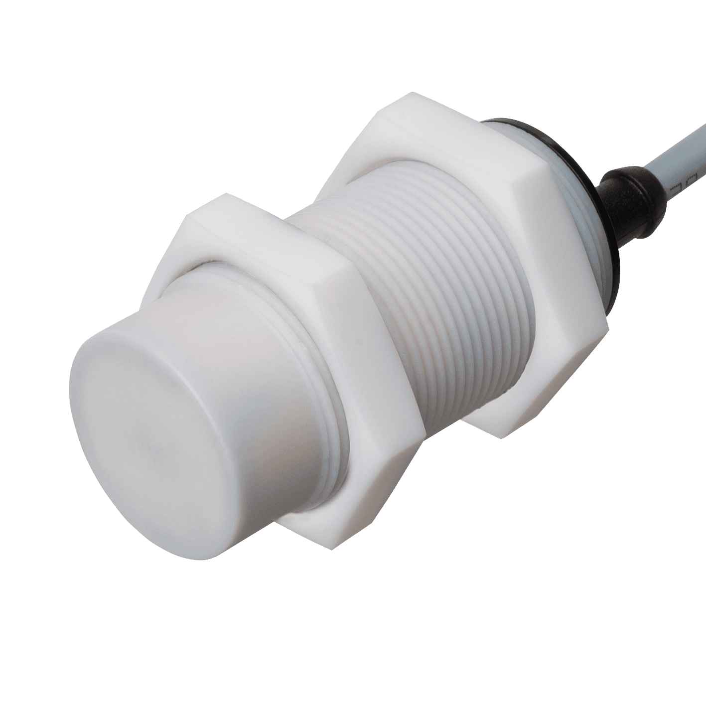 Carlo Gavazzi CA30FAN25BPA2IO Capacitive Proximity Sensor, Non-flush, Sensing Range 16mm, Adjustable 2-20mm, Supply 10-40VDC, NPN/PNP Output, N.O./N.C., IO-Link, Cable PVC, Housing PFTE M30 x 61mm, 4th Generation Tripleshield, Improved EMC performances, ECOLAB, IP67 IP69K CA30FAN25BPA2IO on Advantage Electric Supply