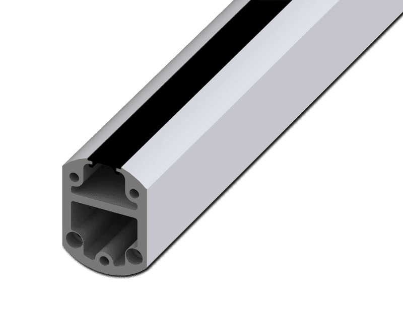 Saginaw Control SCE-SA30T Open Tube Suspension Profile, Height:29.53", Width:2.56", Depth:3.54", RAL 7035 powder coated finish. SCE-SA30T on Advantage Electric Supply