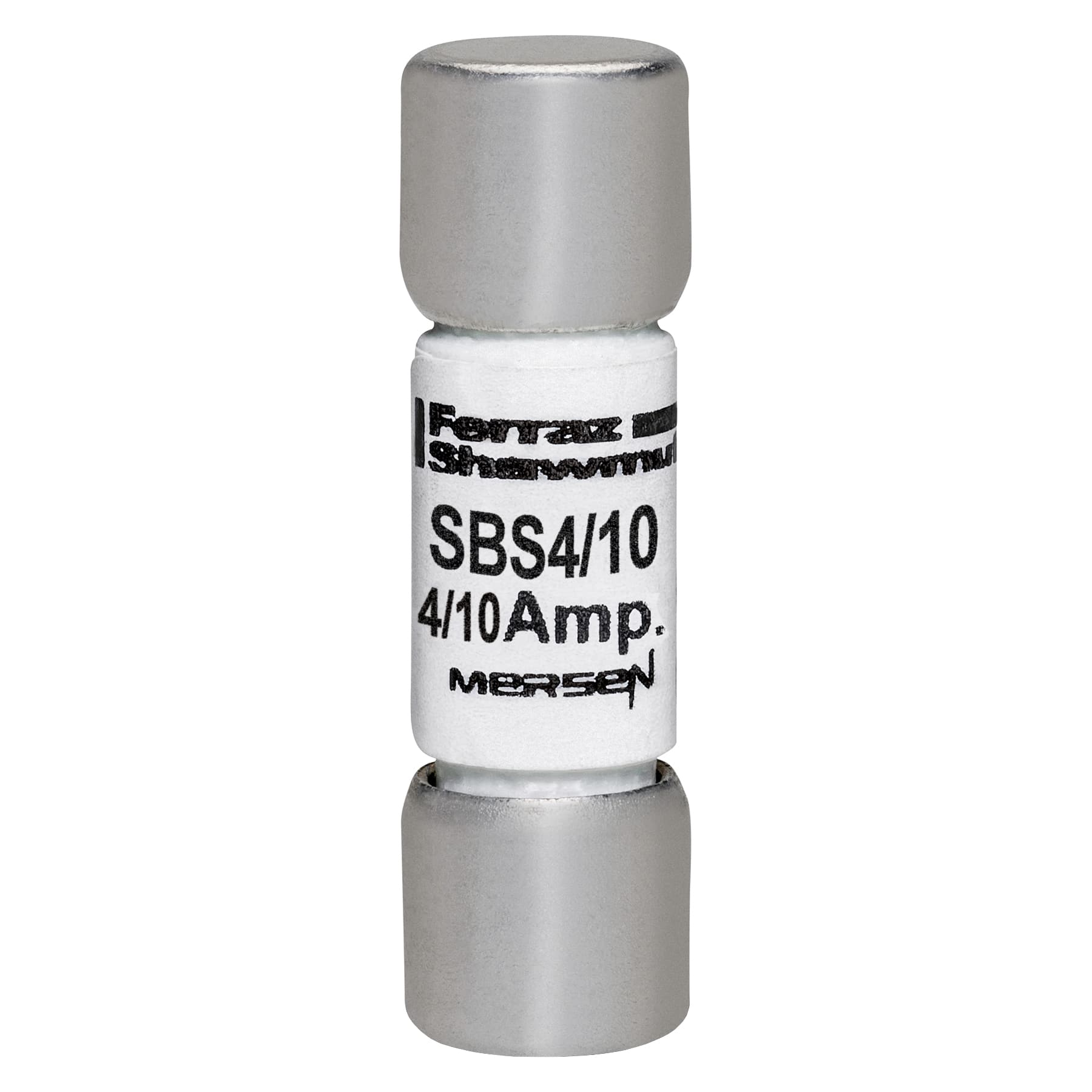 Mersen SBS4/10 SBS4/10 Mersen - Fuse SBS - Midget - Fast-Acting 600VAC 0.4A Ferrule SBS4/10 on Advantage Electric Supply