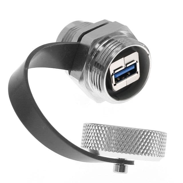 Mencom D-USB-AFAF-M25-SS-LP Port Adapter with USB Style A female to Style A female, in a Low Profile Stainless Steel M25 housing, UL508A, UL50, UL50E D-USB-AFAF-M25-SS-LP on Advantage Electric Supply