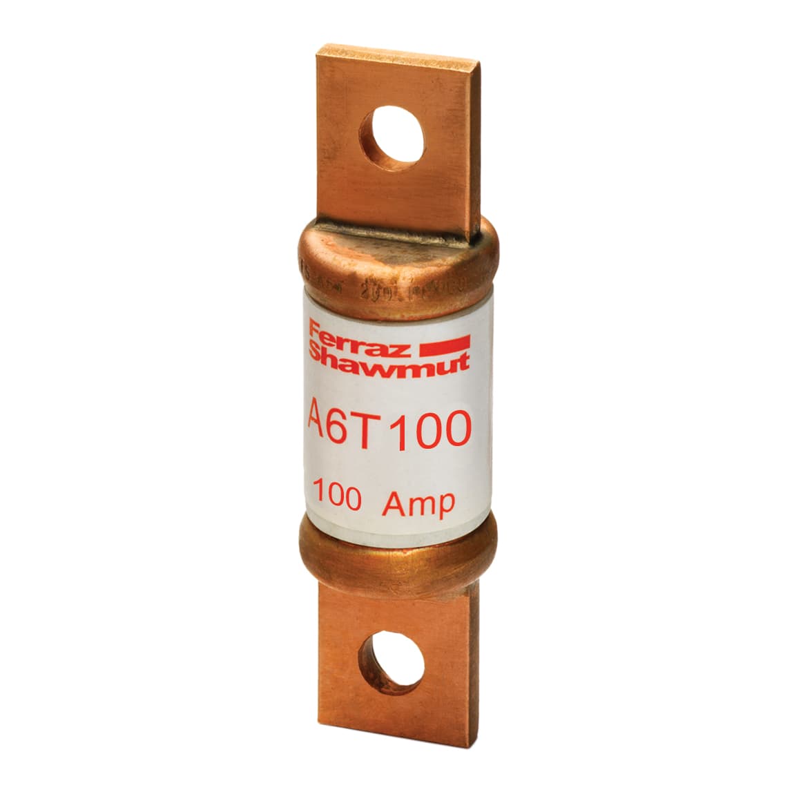 Mersen A6T100 A6T100 Mersen - Fuse A6T - Class T - Fast-Acting 600VAC 300VDC 100A Blade Amp-Trap® A6T100 on Advantage Electric Supply