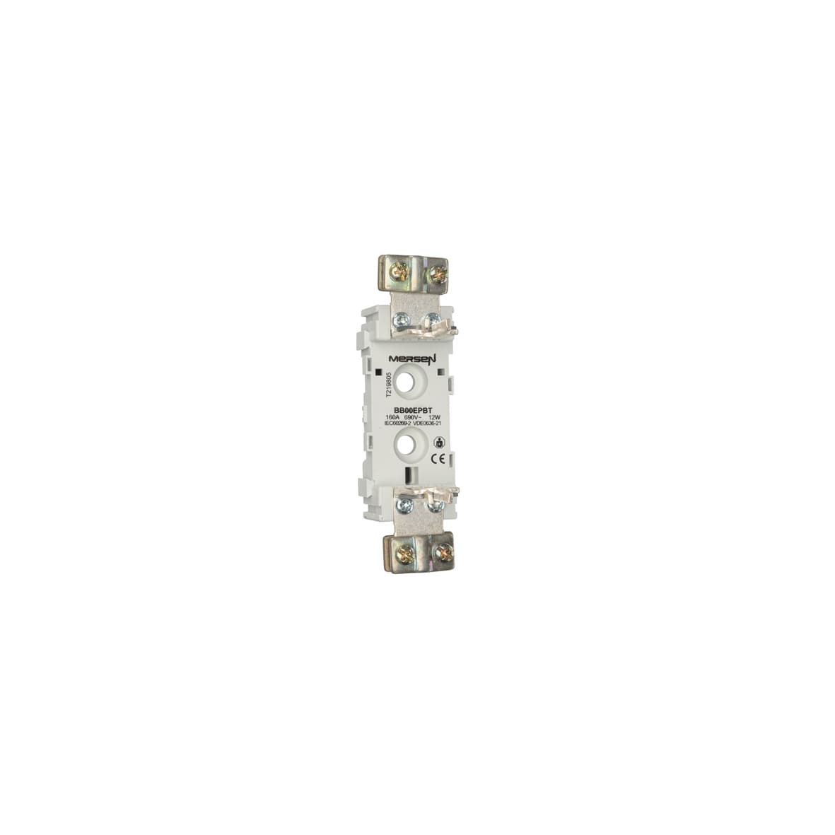 Mersen T219805 T219805 Mersen - NH plastic base Size NH00 1000VAC 1000VDC 160A 1-Pole Screw Connection Clamp Strap EP Type T219805 on Advantage Electric Supply