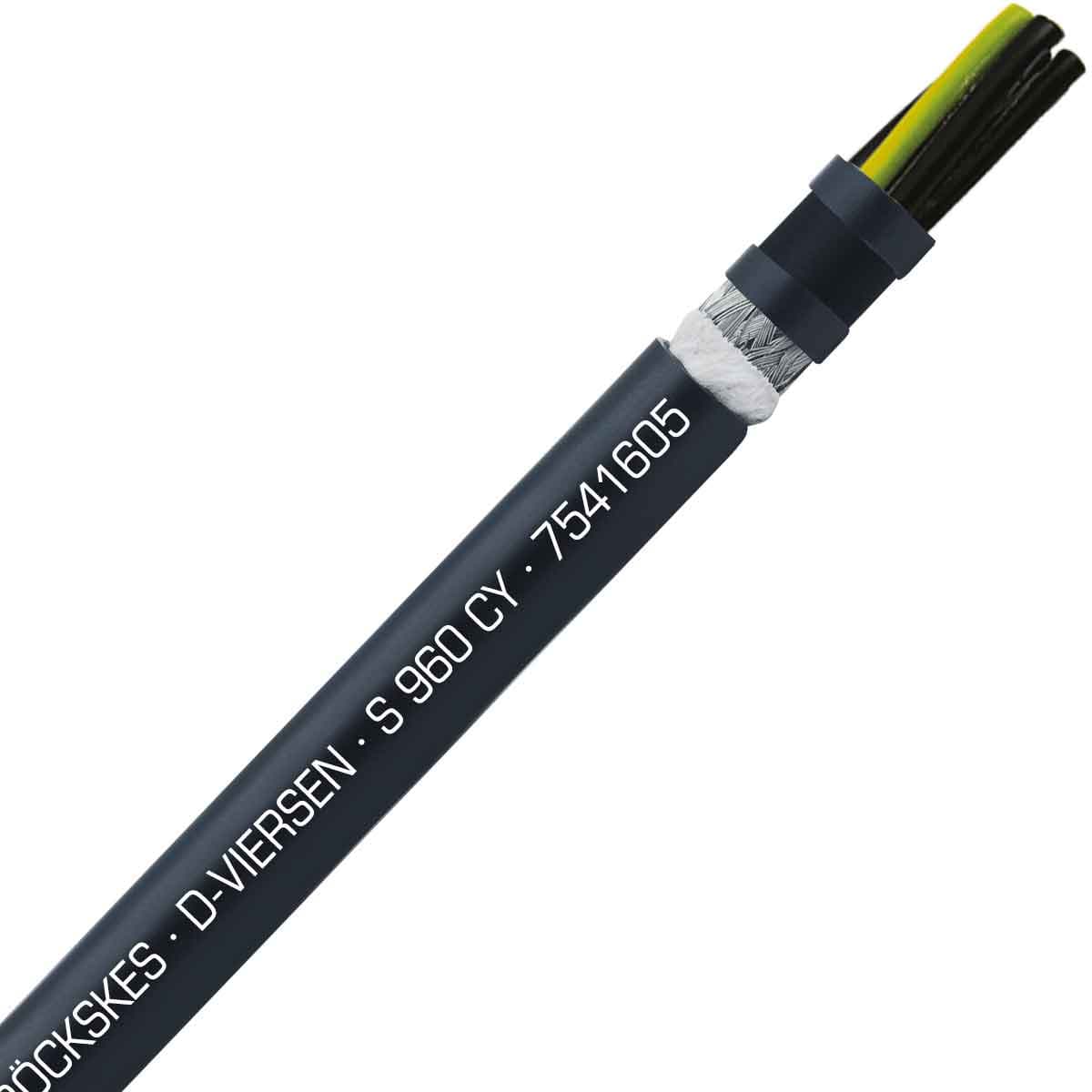 SAB 7541605 S 960 CY - 16 AWG/5c, shielded oil resistant continuous flex PVC control cable, UL, CSA, CE,RoHS 7541605 on Advantage Electric Supply