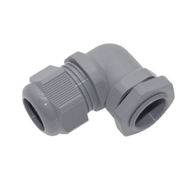 Mencom PCGA-09R PG9, Plastic Right Angle Cable Glands, Gray, 0.117 - 0.273 PCGA-09R on Advantage Electric Supply