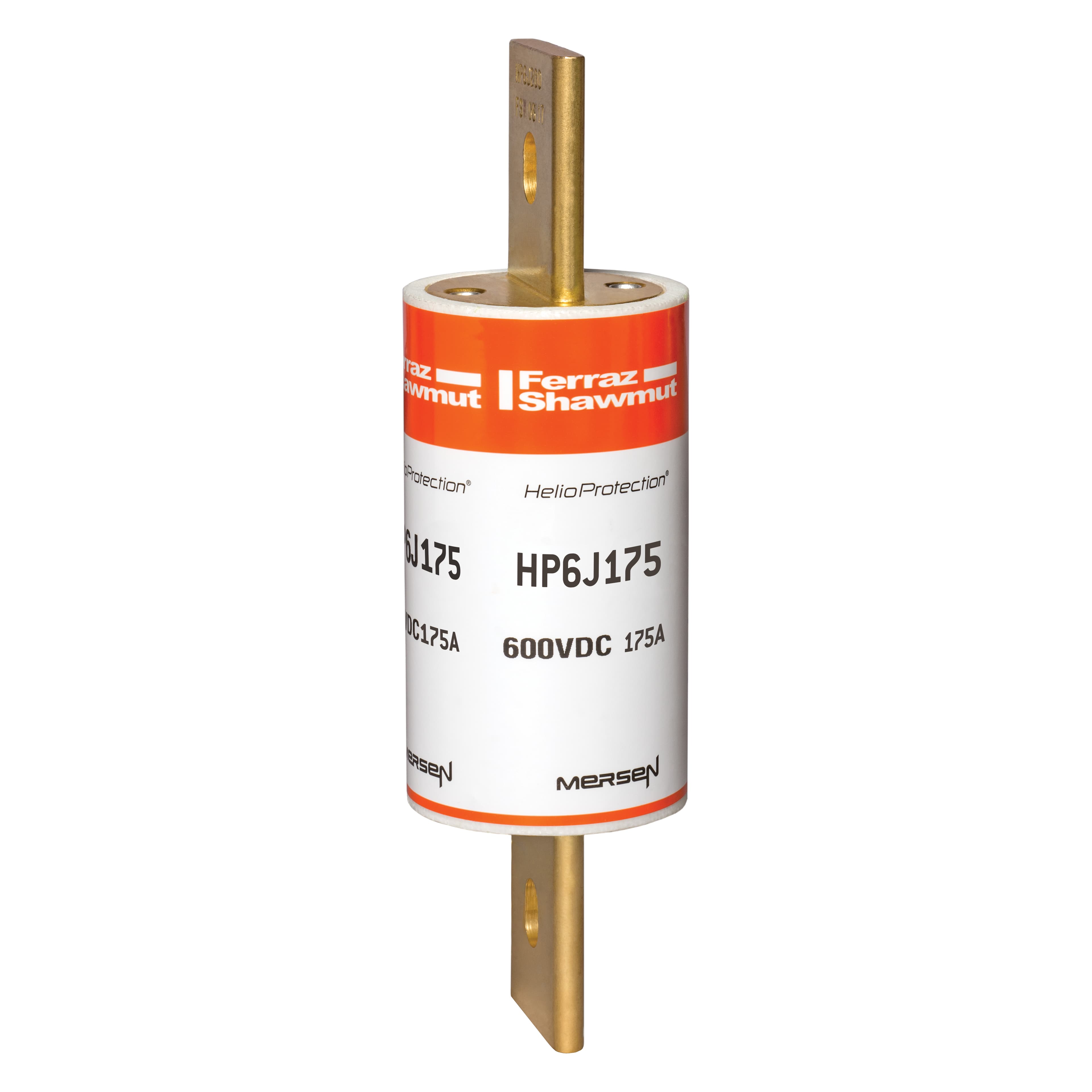 Mersen HP6J175 HP6J175 Mersen Photovoltaic fuse gPV 600VDC UL 175A With Blade For Clip or Bolted HP6J175 on Advantage Electric Supply