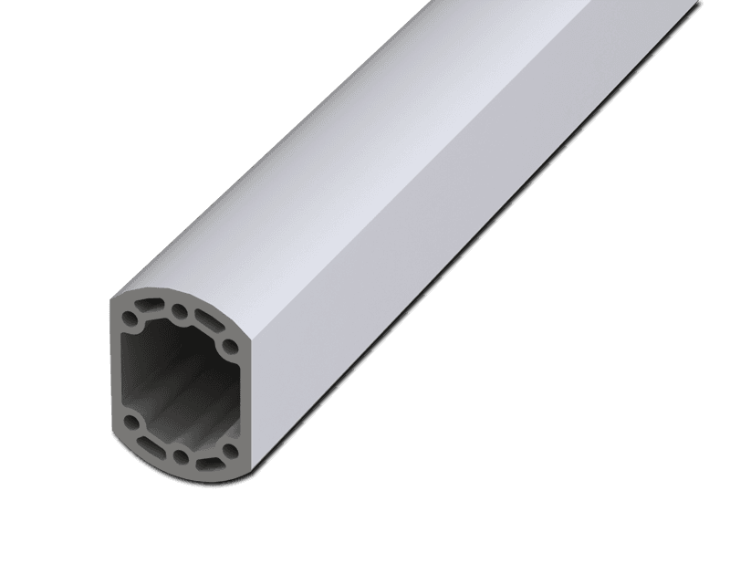 Saginaw Control SCE-SA79TC Closed Tube Suspension Profile, Height:78.74", Width:2.56", Depth:3.54", RAL 7035 powder coated finish. SCE-SA79TC on Advantage Electric Supply