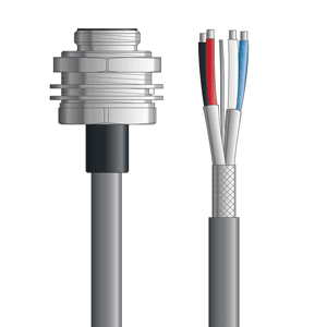 Lapp DN4110005S02 DN4110005S02 - LAPP UNITRONIC® DeviceNet Cordsets 15 & 18 AWG / 1 + 1 pair Bus - Gray PVC - 7/8 in Male Panel Mount / Wire Leads connectors - 2m DN4110005S02 on Advantage Electric Supply