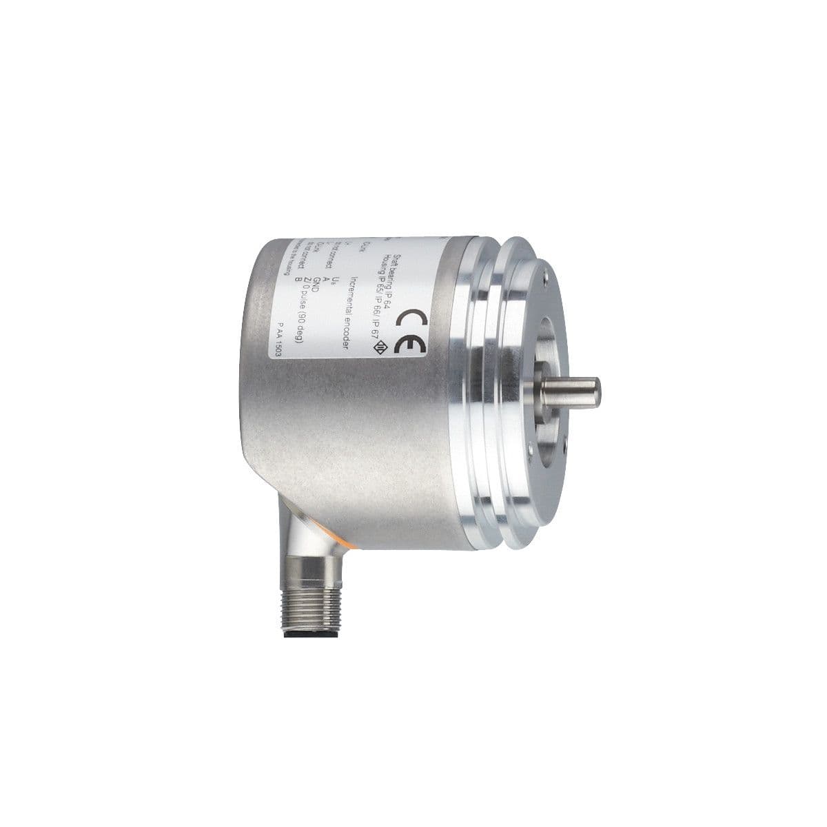 ifm Electronic RU3100 Incremental encoder with solid shaft, Defined pulse sequence for the reliable detection of rotational speeds, Resolution: 1...10000; (configurable; Factory setting: 1024) resolution, Communication interface: IO-Link, Shaft design: solid shaft, Shaft diame RU3100 on Advantage Electric Supply