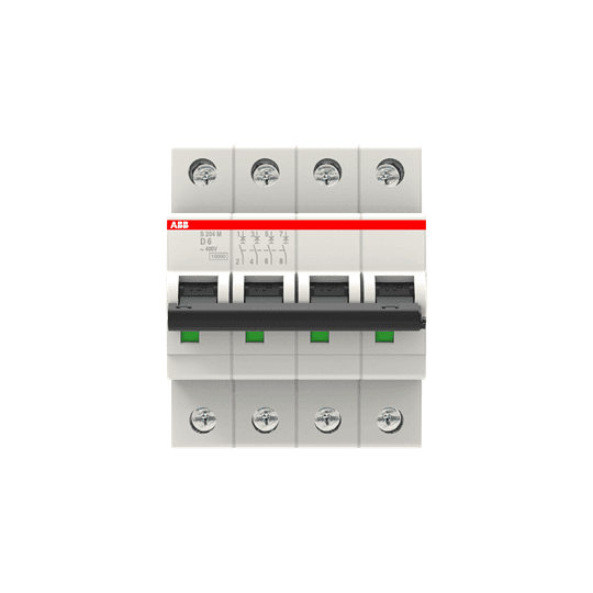 ABB Control 2CDS274001R0061 2CDS274001R0061 ABB Control - S204M-D6 Miniature Circuit Breaker - 4P - D - 6 A 2CDS274001R0061 on Advantage Electric Supply