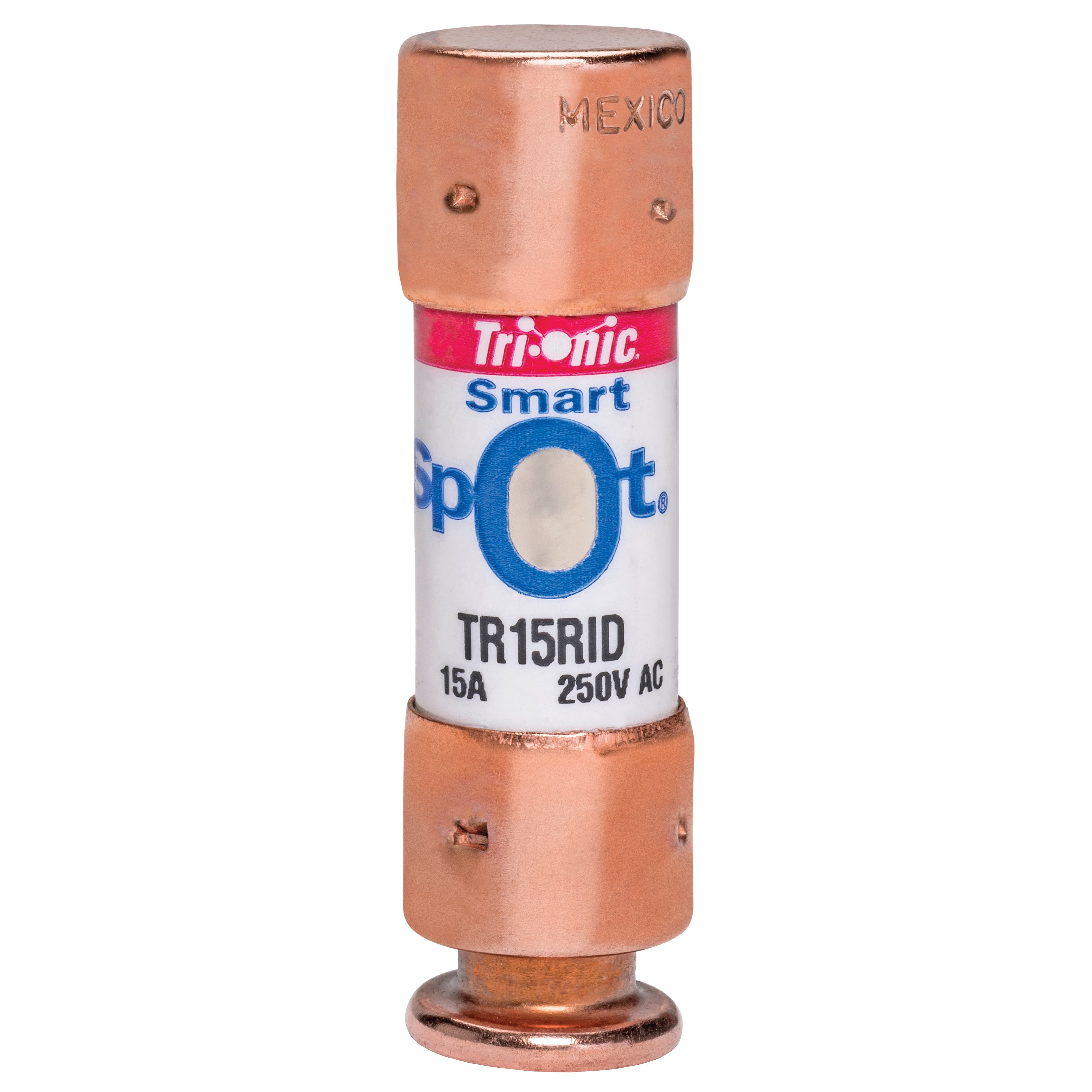Mersen TR15RID TR15RID Mersen - Fuse TR-R - Class RK5 - Time-Delay 250VAC 160VDC 15A Ferrule SmartSpot® Tri-Onic® TR15RID on Advantage Electric Supply