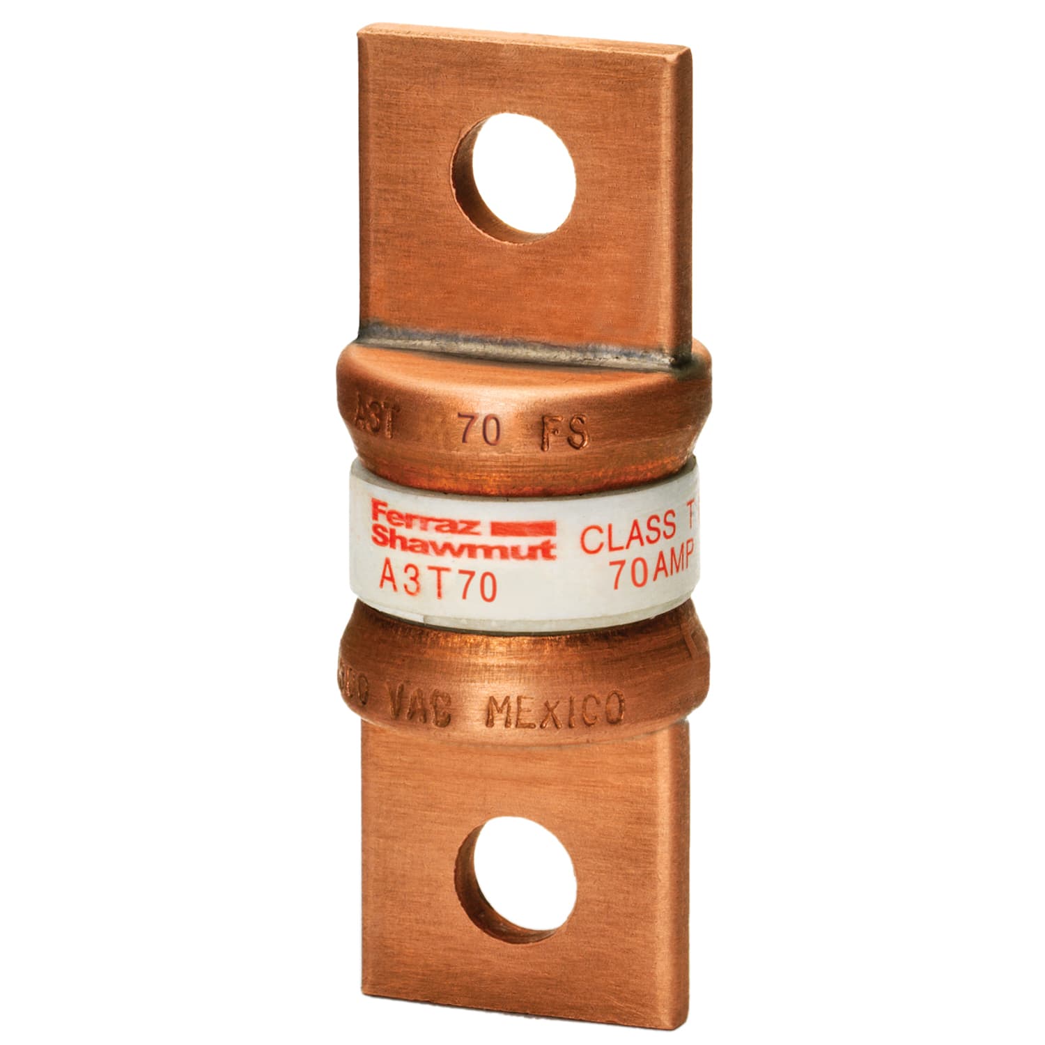 Mersen A3T70 A3T70 Mersen - Fuse A3T - Class T - Fast-Acting 300VAC 160VDC 70A Blade Amp-Trap® A3T70 on Advantage Electric Supply