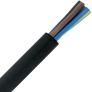 Lapp 4533095 4533095 - LAPP ÖLFLEX® H07RN-F Enhanced Cordage - 14 AWG 5 Conductor - Black 4533095 on Advantage Electric Supply