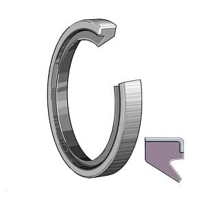 Leeson GR8X12X3 Lip Seal; 8MM Shaft Dia; 12MM Housing Bore; 3MM Nominal Width; Nitrile Lip; Solid Seal; 3MM Actual Width; Not Spring Loaded; 1 Sealing Lips; No Lip Retainer; Steel and Rubber Case; GR Seal Design Code GR8X12X3 on Advantage Electric Supply