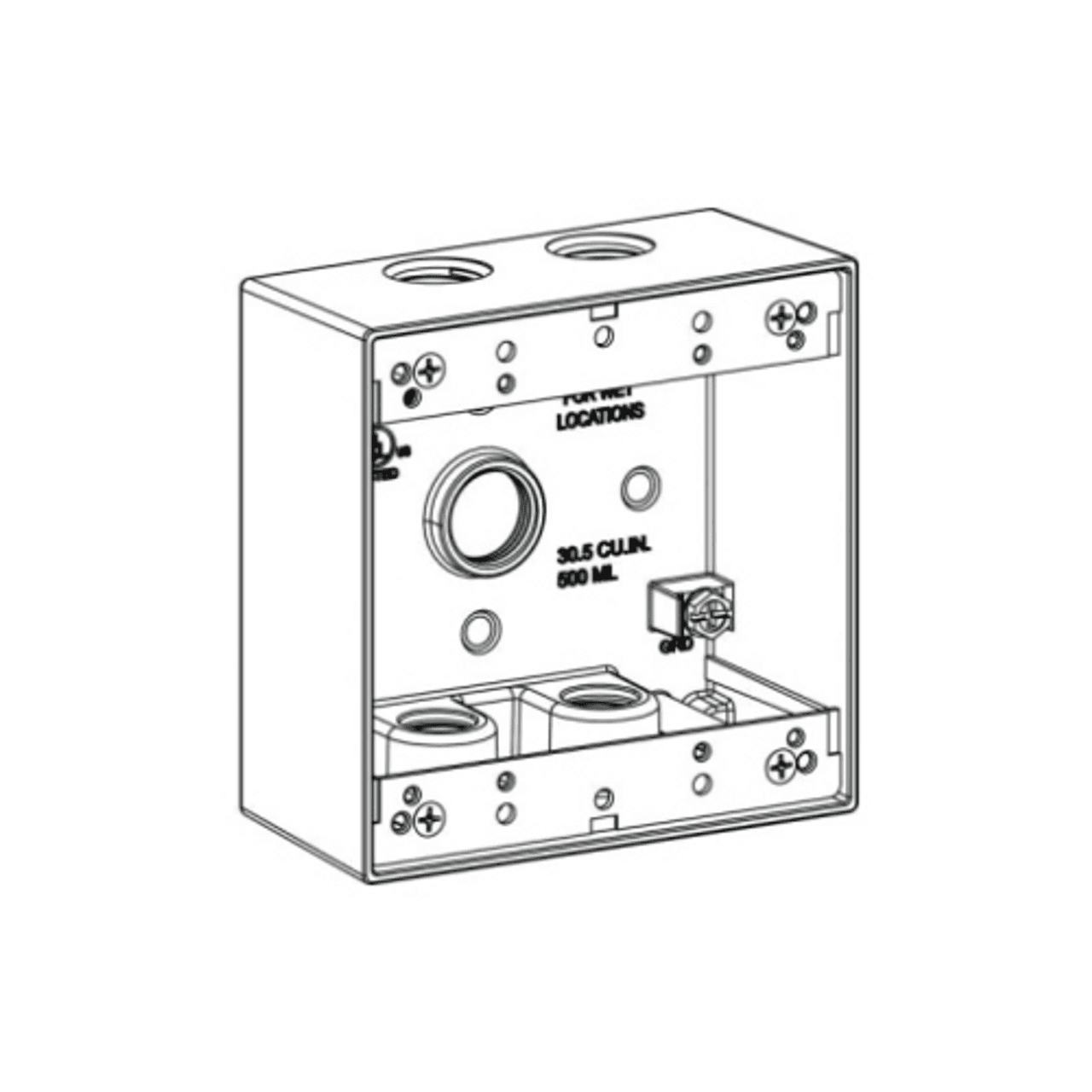 Orbit Industries 2B50-5 Outlet Type 2B50-5 on Advantage Electric Supply