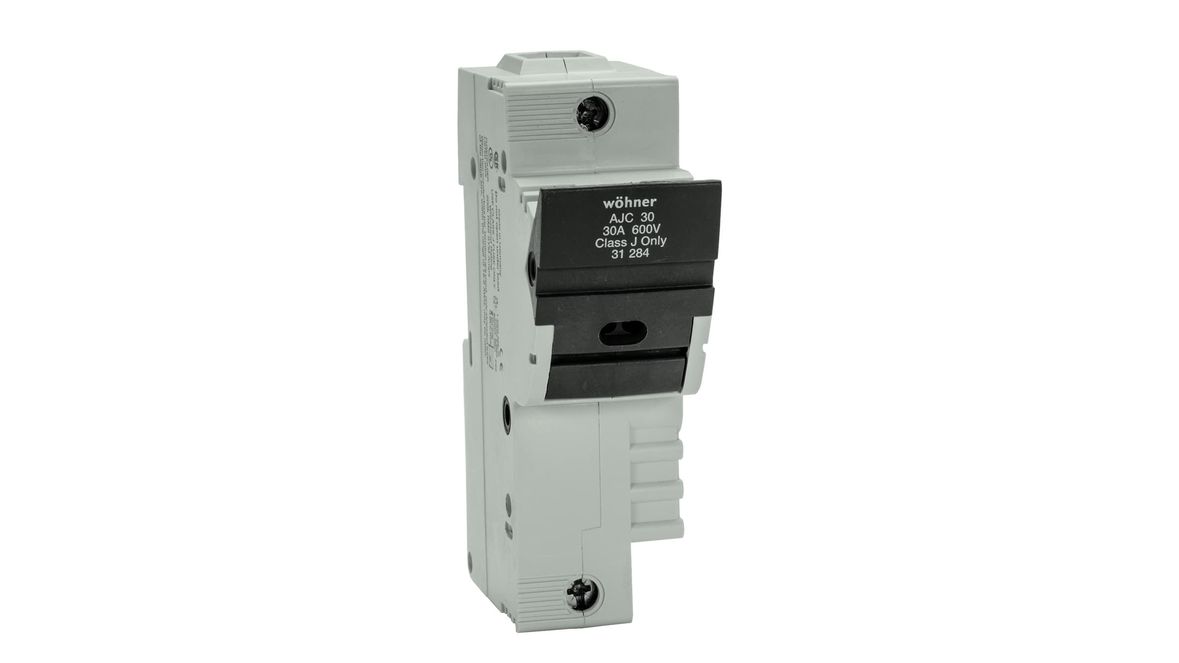 Sprecher + Schuh 31284 Sprecher + Schuh 31284 - Ambus Fuse Block, Class J, 1-Pole, 30A, 600V AC/DC, No Indicator, cULus/ CSA 31284 on Advantage Electric Supply