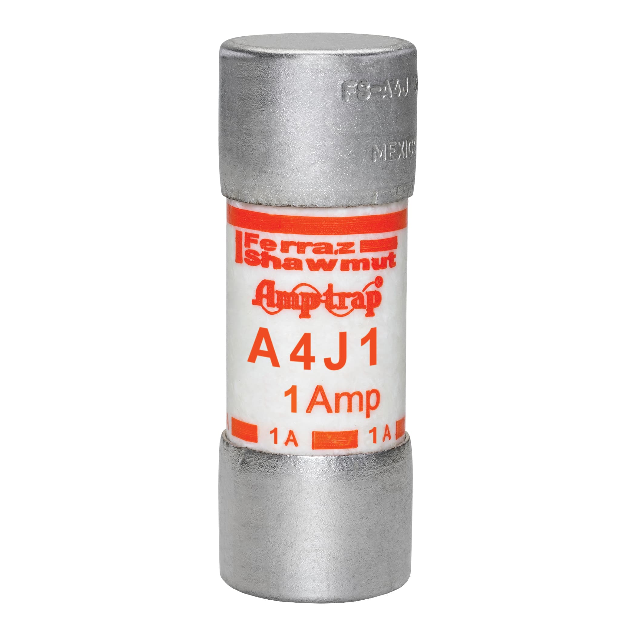 Mersen A4J1 A4J1 Mersen - Fuse A4J - Class J - Fast-Acting 600VAC 300VDC 1A Ferrule Amp-Trap® A4J1 on Advantage Electric Supply