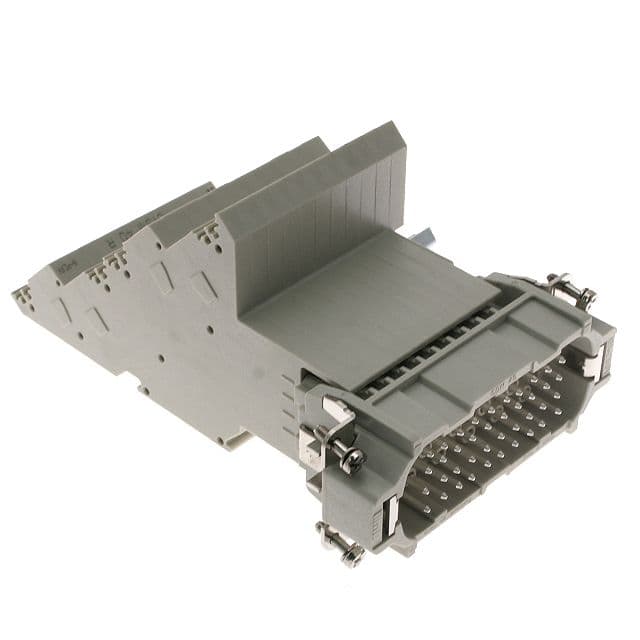 Mencom CTSM-40R Standard, CTS series, Male Rectangular Insert, size 77.27, 40 pin, 10 amp, Standard Spring Right ground CTSM-40R on Advantage Electric Supply