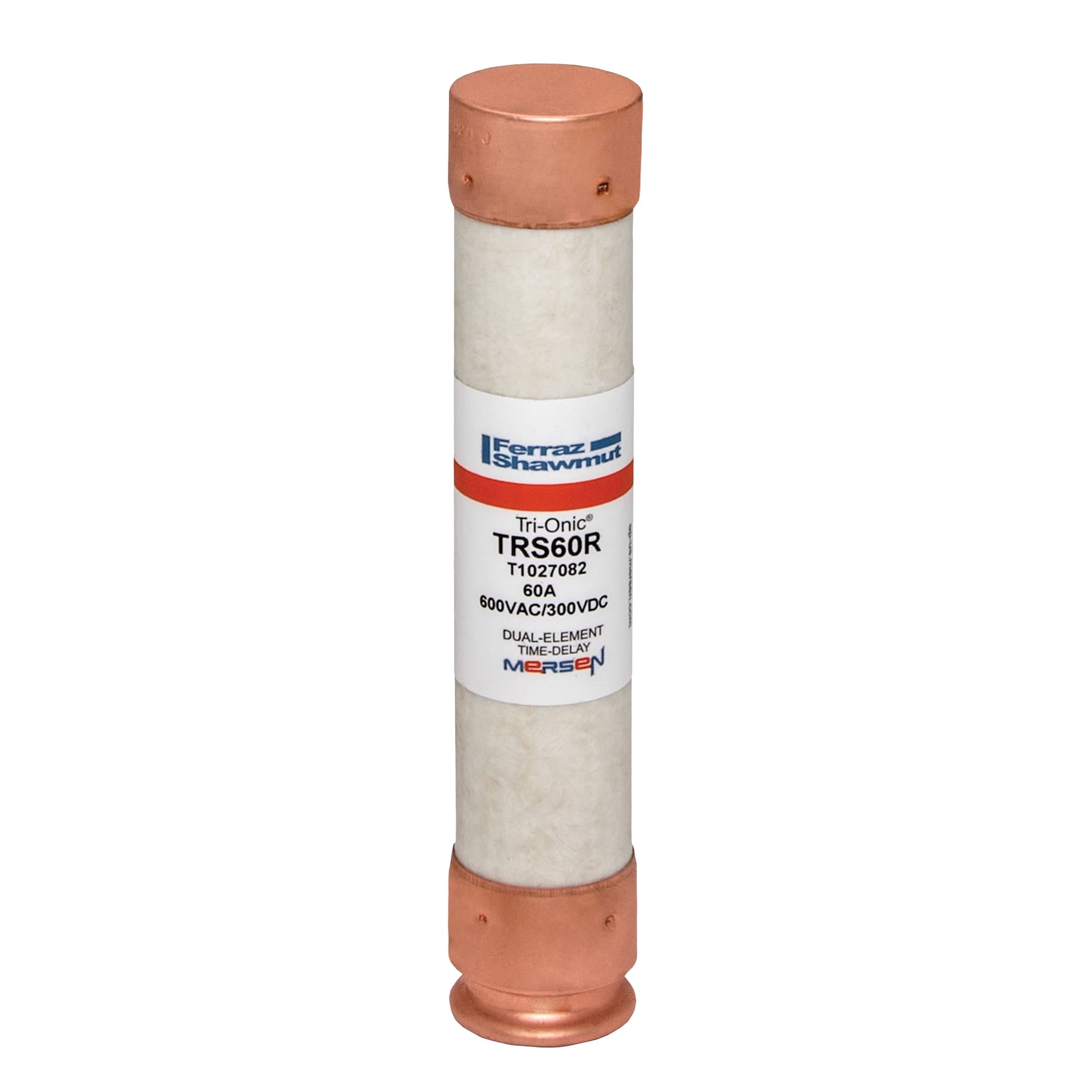 Mersen TRS60R-3PK TRS60R-3PK Mersen - Fuse TRS-R - Class RK5 - Time-Delay 600VAC 300VDC 60A Ferrule Tri-Onic® 3 pack TRS60R-3PK on Advantage Electric Supply
