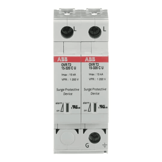 ABB Control OVRT22L15320PU OVRT22L15320PU ABB Control - OVR SPD 2P 15KA 320V P OVRT22L15320PU on Advantage Electric Supply