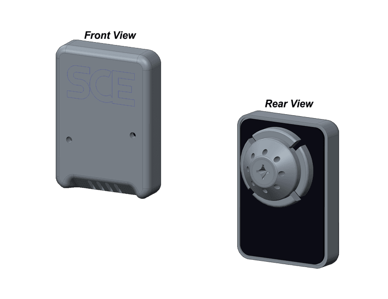 Saginaw Control SCE-BVK Breather Vent, Height:2.75", Width:2.00", Depth:1.50",  SCE-BVK on Advantage Electric Supply