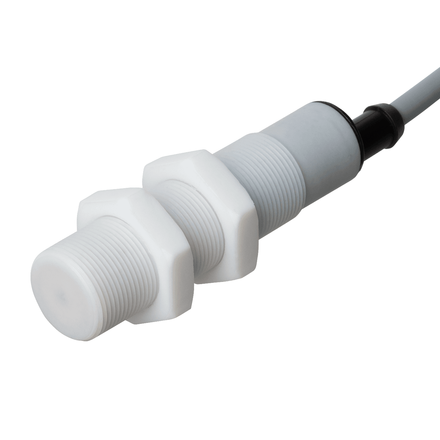 Carlo Gavazzi CA18FAF08BPA2IO Capacitive Proximity Sensor, Flush mountable, Sensing Range 8mm, Adjustable 2-10mm, Supply 10-40VDC, NPN/PNP Output, N.O./N.C., IO-Link, Cable PVC, Housing PFTE M18 x 70mm, 4th Generation Tripleshield, Improved EMC performances, ECOLAB, IP69K CA18FAF08BPA2IO on Advantage Electric Supply