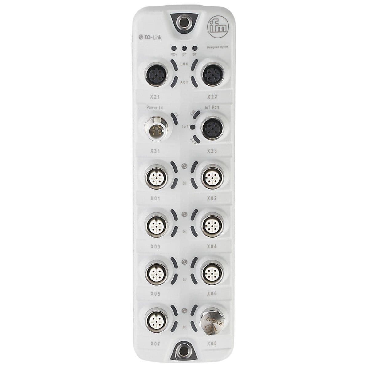 ifm Electronic AL1343 IO-Link master with Modbus TCP interface, Separation between automation network and IT network, Application: hygienic systems; I/O modules for field applications, Daisy-chain function: fieldbus interface AL1343 on Advantage Electric Supply