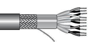 Alpha Wire 6321 SL001 Alpha Essentials Multi-Pair Cable - Individually Shielded Pairs with Foil Braid Shield - 24 AWG 7 Pair - Gray - 300V - 1000ft - Alpha 6321 SL001 6321 SL001 on Advantage Electric Supply