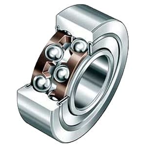 Leeson 3002-2Z-C3 Angular Contact Ball Bearing; 15MM BORE; 32MM Outside Diameter; 13MM Width; 2 Metal Shields; No Flush Ground; Double Row of Balls; ABEC 1 | ISO P0 Precision; No Filling Slot; No Snap Ring; C3-Loose Internal Clearance; Plastic Cage; 25 Degree; 1 (Single) 3002-2Z-C3 on Advantage Electric Supply