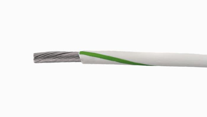 Alpha Wire 3051 WG001 3051 WG001 - Alpha Wire UL 1007/UL 1569 PVC Hook-Up/Lead Wire - 22 AWG - 7/30 Stranded Conductor - Tinned Copper - 300V - White/Green - 1000ft 3051 WG001 on Advantage Electric Supply