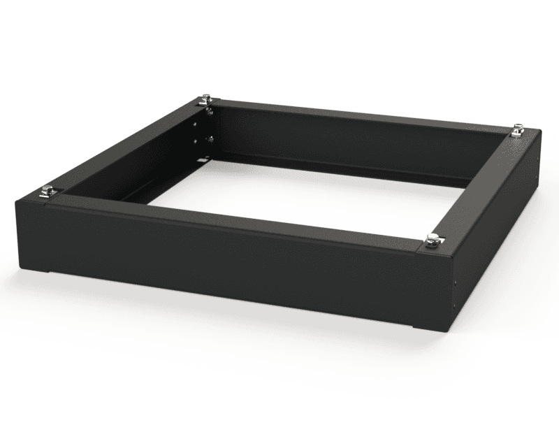 Saginaw Control SCE-P2424WS 	Base, Work Station Plinth (Bolt Together), Height:4.00", Width:24.25", Depth:24.25", Black textured powder coated SCE-P2424WS on Advantage Electric Supply