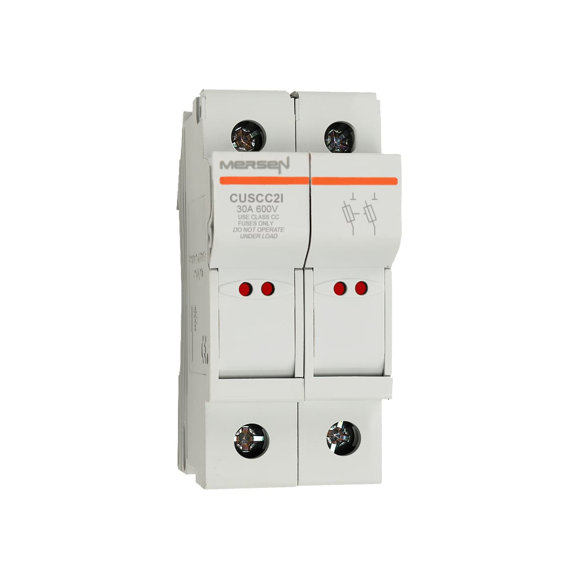 Mersen M1062795 M1062795 Mersen - Fuse Holder Modulostar® 600VAC 600VDC Class CC 2-Pole Visual Indicator M1062795 on Advantage Electric Supply
