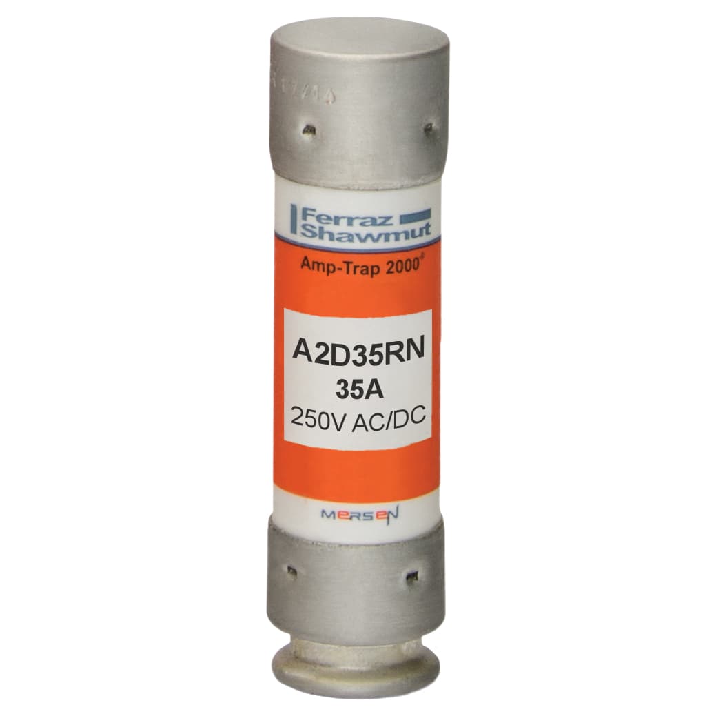 Mersen A2D35RN A2D35RN Mersen - Fuse A2D-R - Class RK1 - Time-Delay 250VAC 250VDC 35A Ferrule Amp-Trap 2000® A2D35RN on Advantage Electric Supply