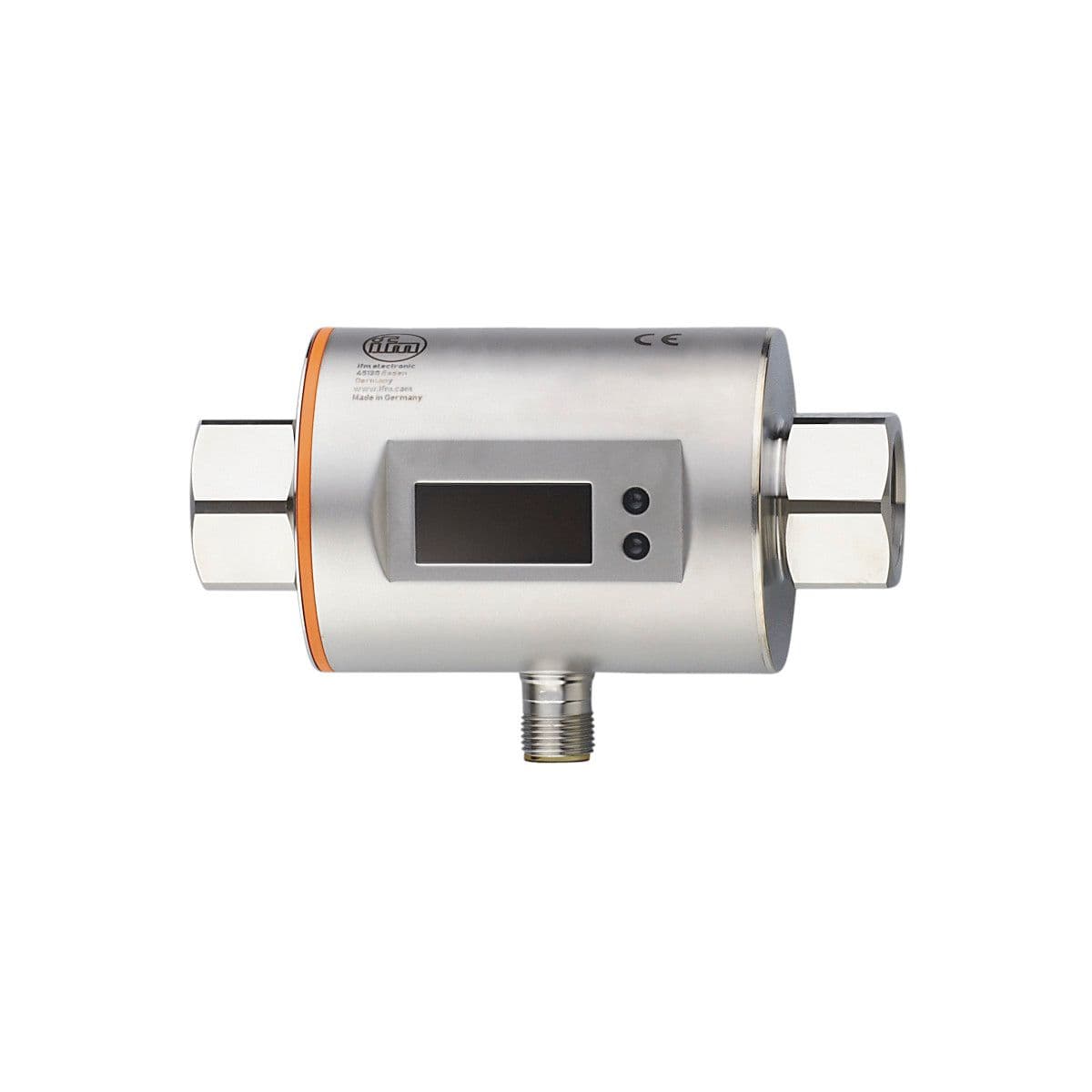 ifm Electronic SM6604 Magnetic-inductive flow meter, Precise measurement of flow, consumption and medium temperature, Number of inputs and outputs: Number of analog outputs: 2, Measuring range: 0.1...25 l/min 0.03...6.6 gpm, Process connection: threaded connection 1/2" NPT DN1 SM6604 on Advantage Electric Supply