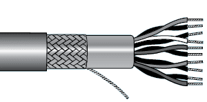 Alpha Wire 3493C SL001 Alpha Essentials Multi-Pair Cable - Foil Braid Shield - 28 AWG 3 Pair - Gray - 300V - 1000ft - Alpha 3493C SL001 3493C SL001 on Advantage Electric Supply