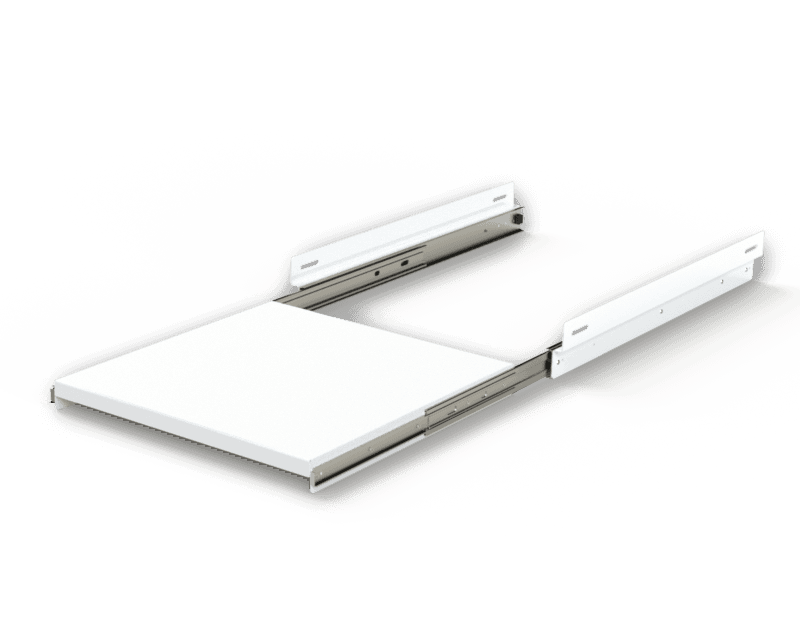 Saginaw Control SCE-20POS Shelf, Pull-Out, Height:2.00", Width:19.50", Depth:20.00", Powder coated white SCE-20POS on Advantage Electric Supply