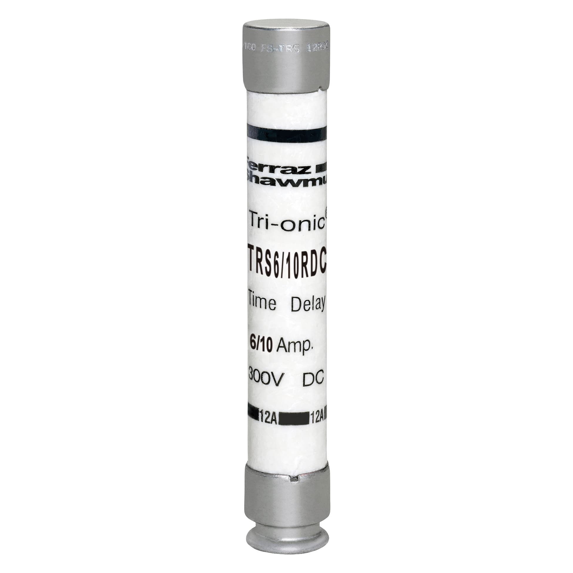 Mersen TRS6/10RDC TRS6/10RDC Mersen - Fuse TRS-RDC - Class RK5 - Time-Delay 300VDC 0.6A Ferrule Tri-Onic® TRS6/10RDC on Advantage Electric Supply