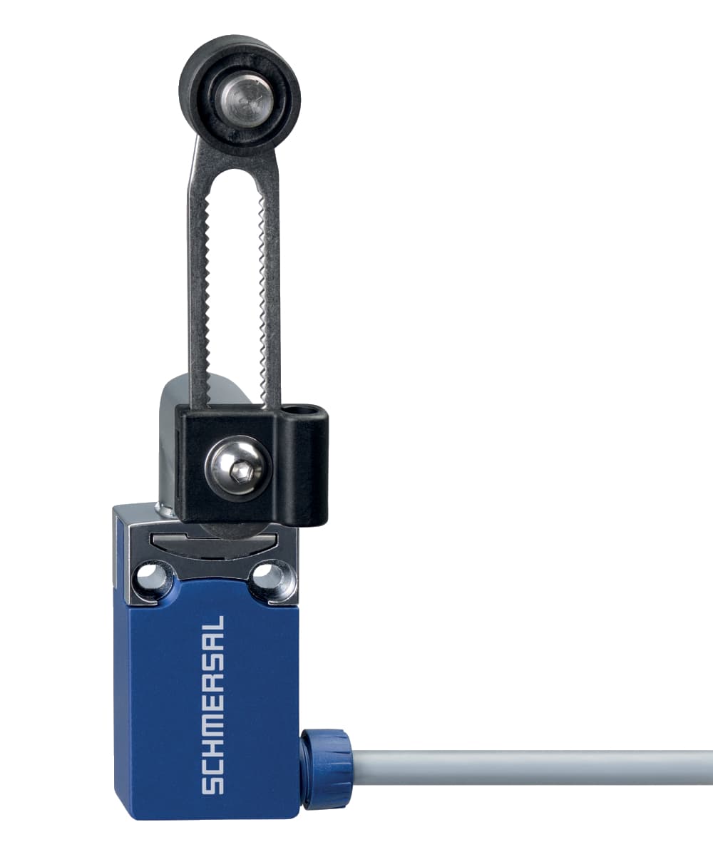 Schmersal PS116-T11-LR200-N200 PS116-T11-LR200-N200 Schmersal - Position switch; PS116; Pre-wired cable right, 2; Slow action 1 Normally open contact (NO) / 1 Opener (NC); Thermoplastic enclosure; Symmetric enclosure; Lever angle adjustable in 15° steps; Protection class IP66, IP67; Actuator heads can be repositioned PS116-T11-LR200-N200 on Advantage Electric Supply