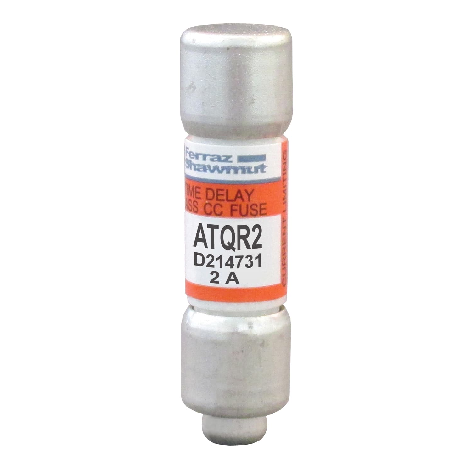 Mersen ATQR2 ATQR2 Mersen - Fuse ATQR - Class CC - Time-Delay 600VAC 300VDC 2A Ferrule Amp-Trap 2000® ATQR2 on Advantage Electric Supply