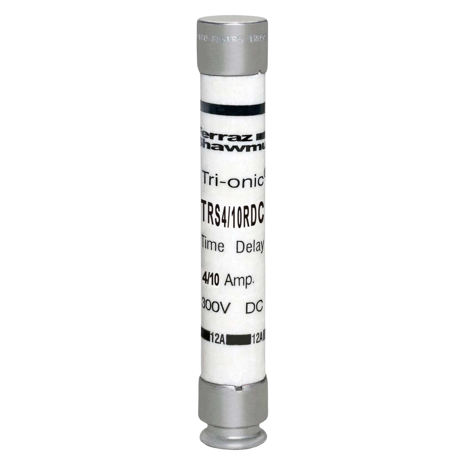 Mersen TRS4/10RDC TRS4/10RDC Mersen - Fuse TRS-RDC - Class RK5 - Time-Delay 300VDC 0.4A Ferrule Tri-Onic® TRS4/10RDC on Advantage Electric Supply