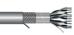 Alpha Wire M5670 SL002 Alpha Essentials Multi-Pair Cable - Foil Braid Shield - 20 AWG 5 Pair - Gray - 300V - 500ft - Alpha M5670 SL002 M5670 SL002 on Advantage Electric Supply